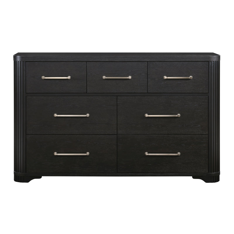 Home Elegance Gilbert Charcoal Dresser And Mirror