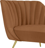 Meridian Furniture Margo Pink Velvet Chaise