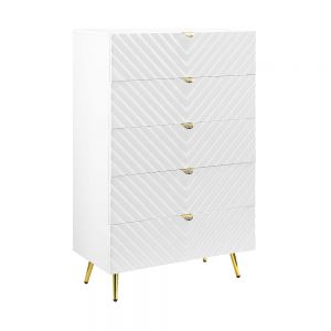 Acme Furniture Gaines White High Gloss Chest