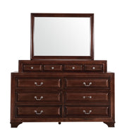 Glory Furniture LaVita Oak Dresser and Mirror