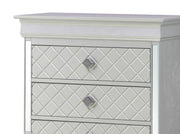 Glory Furniture Verona Silver Champagne 5 Drawers Chest