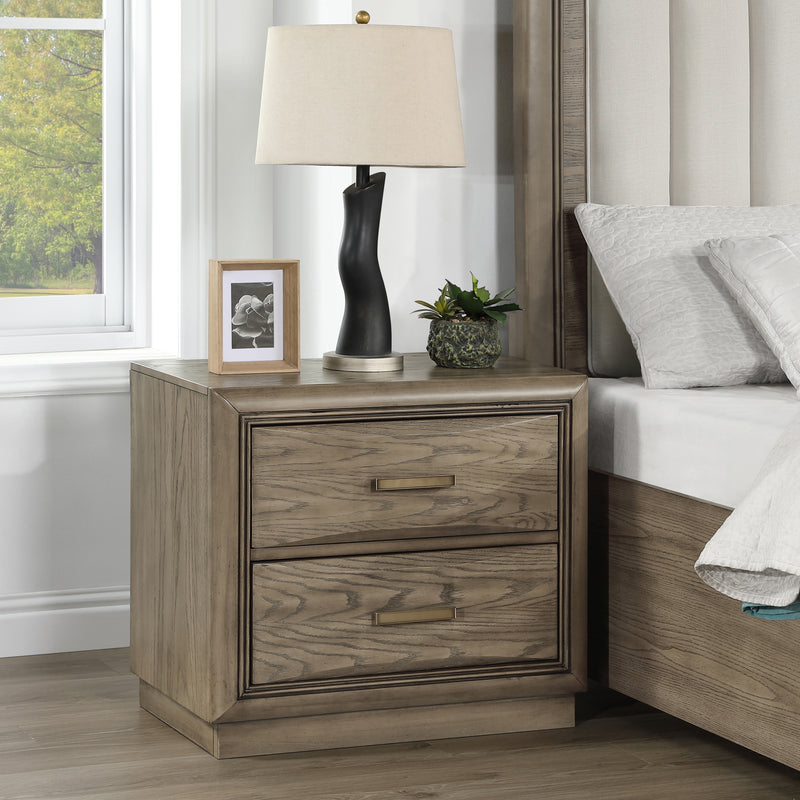 Steve Silver Sonoma Gray 2 Drawer Nightstand