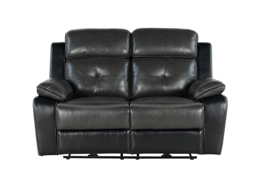 Global Furniture U5050 Black Charcoal Power Reclining Loveseat