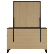 Coaster Furniture Welsley Walnut Brown Dresser and Mirror