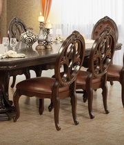 New Classic Furniture Palazzo Marina Brown 9pc Dining Room Set
