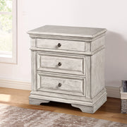 Steve Silver Highland Park Cathedral White Nightstand