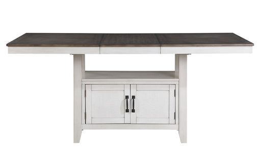New Classic Furniture Richland Brown White Counter Height Table