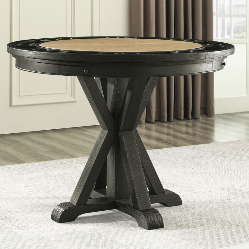 Steve Silver Rylie Black Counter Table with Game Top