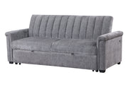 Global Furniture U0201 Dark Grey Pull Out Sofa Bed