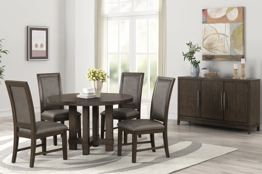 New Classic Furniture Cityscape Brown Round Dining Table