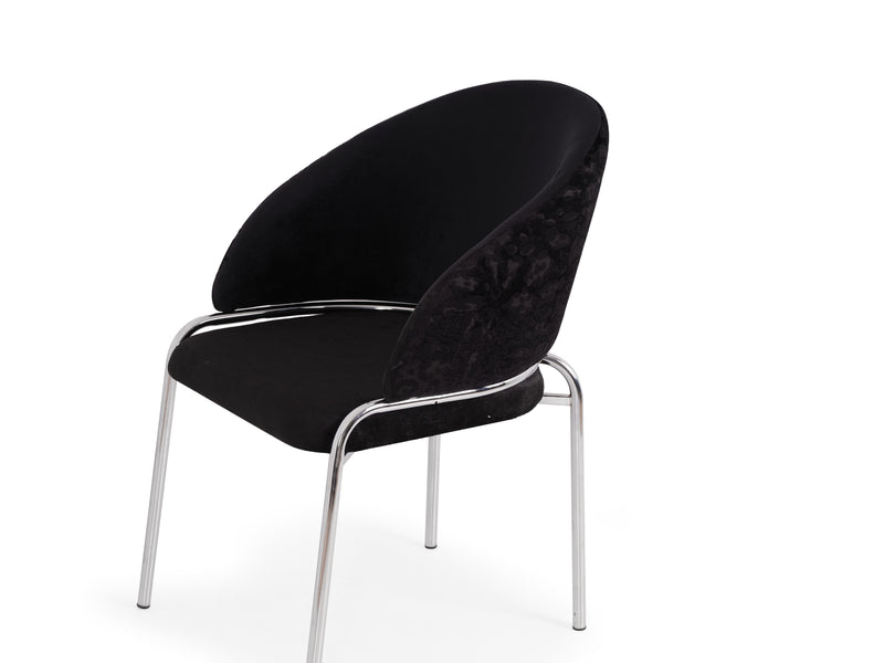 Galaxy Home Onyx Black Chairs