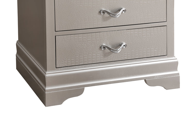 Glory Furniture Lorana Silver Champagne Chest