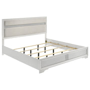 Coaster Furniture Miranda White King Panel Bed