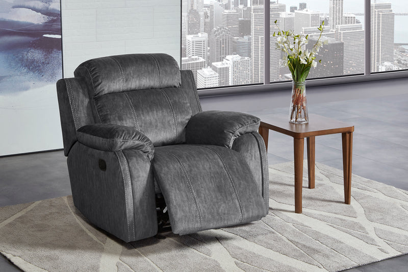 New Classic Furniture Tango Gray Glider Power Footrest Recliner
