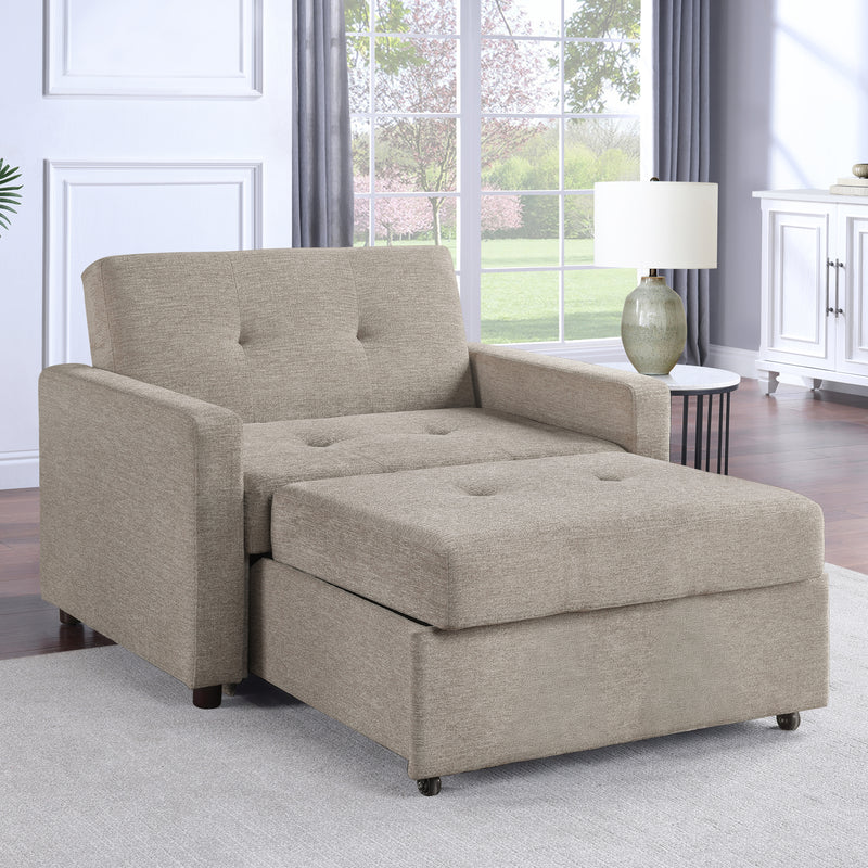 Steve Silver Noah Brown Twin Sleeper Chair