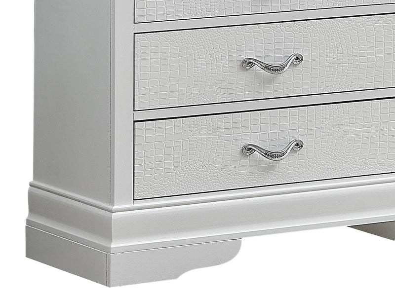 Glory Furniture Lorana Silver Champagne Dresser