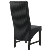 2 Coaster Furniture Barrand Black Dining Side Chairs