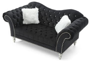 Glory Furniture Wilshire Blue Velvet Loveseat