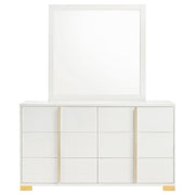 Coaster Furniture Marceline White Dresser and Mirror