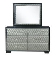 New Classic Furniture Luxor Black Silver Mirror