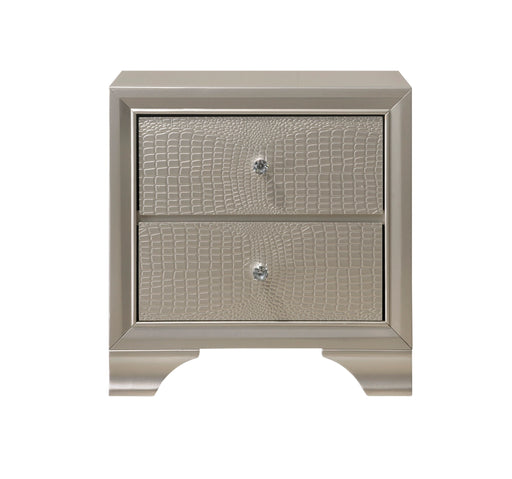 Crown Mark Lyssa Champagne Night Stand