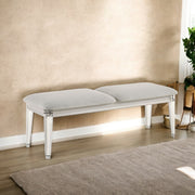 Acme Furniture Laveda Light Gray Bench