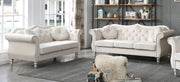 Glory Furniture Hollywood Ivory 2pc Living Room Set