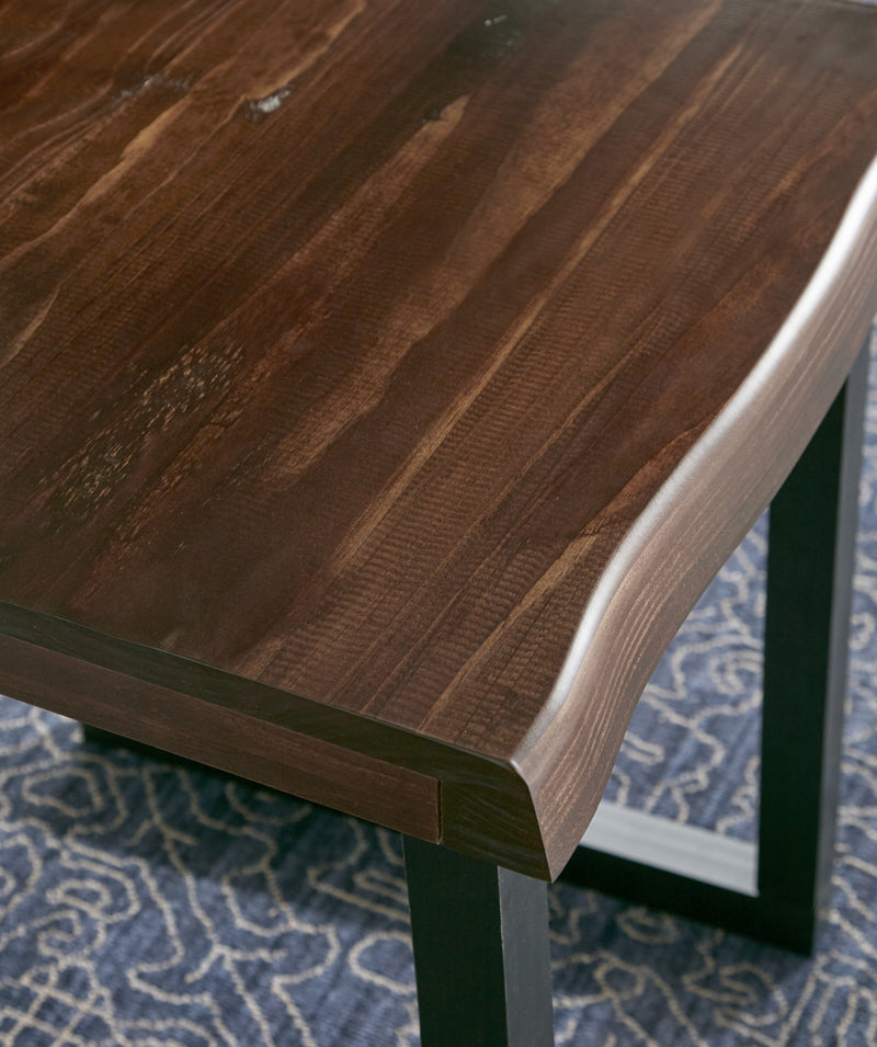 Steve Silver Jennings Cherry Live Edge 3pc Coffee Table Set