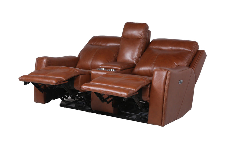 Steve Silver Natalia Coach Recliner Console Loveseat