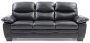 Glory Furniture Marta Gray Faux Leather Sofa