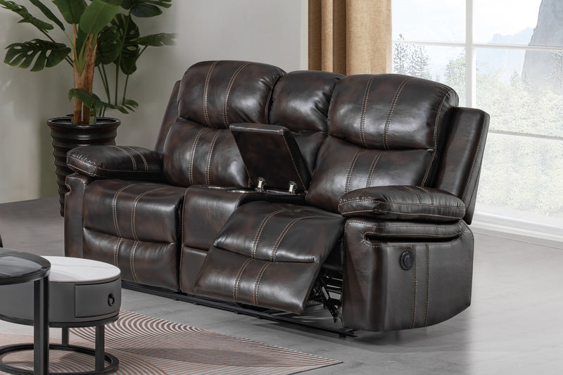 New Classic Furniture Kellen Brown 3pc Power Living Room Set
