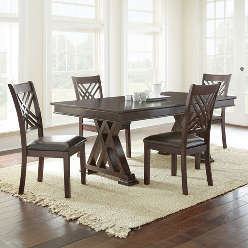 Steve Silver Adrian Dark Brown 5pc Dining Room Set