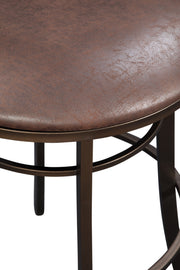 Steve Silver Bayview Dark Brown Swivel Barstool