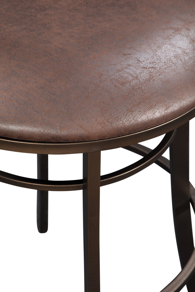 Steve Silver Bayview Dark Brown Swivel Barstool