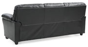 Glory Furniture Olney Black Faux Leather Sofa