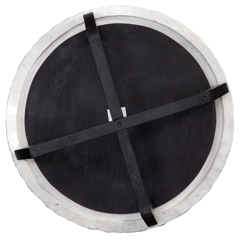 Steve Silver Chrissy White Marble Cocktail Table