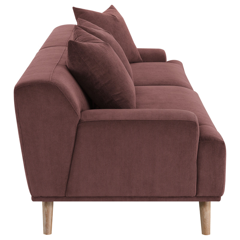 Coaster Furniture Elizabeth Red Extra Long Sofa