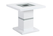 Global Furniture Monaco White 3pc Coffee Table Set