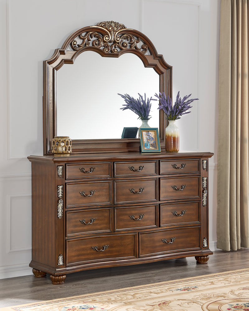 Glory Furniture Lyon Cherry Dresser