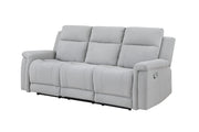 Global Furniture U1797 Grey Reclining Sofa