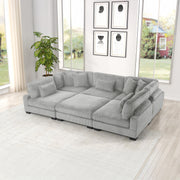 Galaxy Home Bentley Gray Setup 1 Sectional