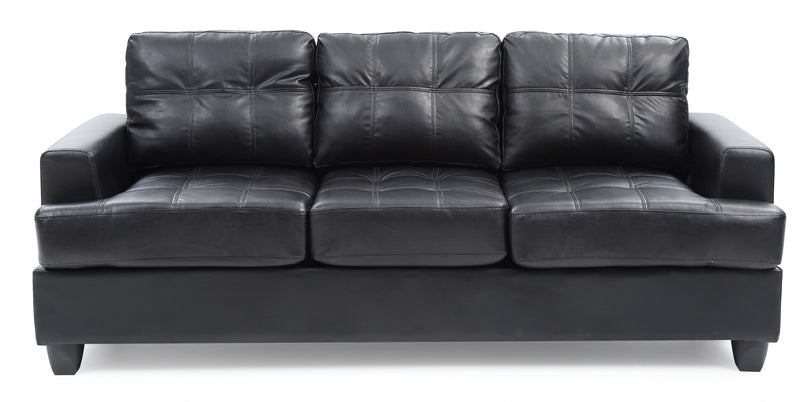 Glory Furniture Sandridge Black PU Sofa