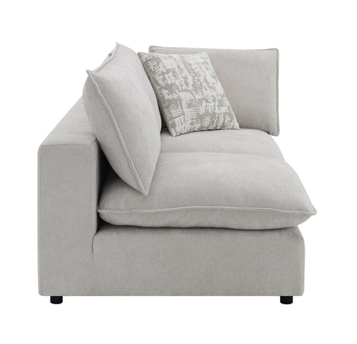 Acme Furniture Marisa Beige Modular RF Loveseat with 2 Pillows