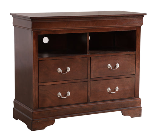 Glory Furniture Louis Phillipe Cappuccino Media Chest
