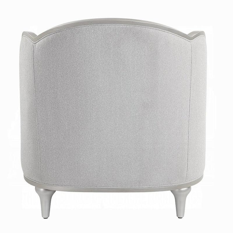 Acme Furniture Kasa Beige Chair with Pillow