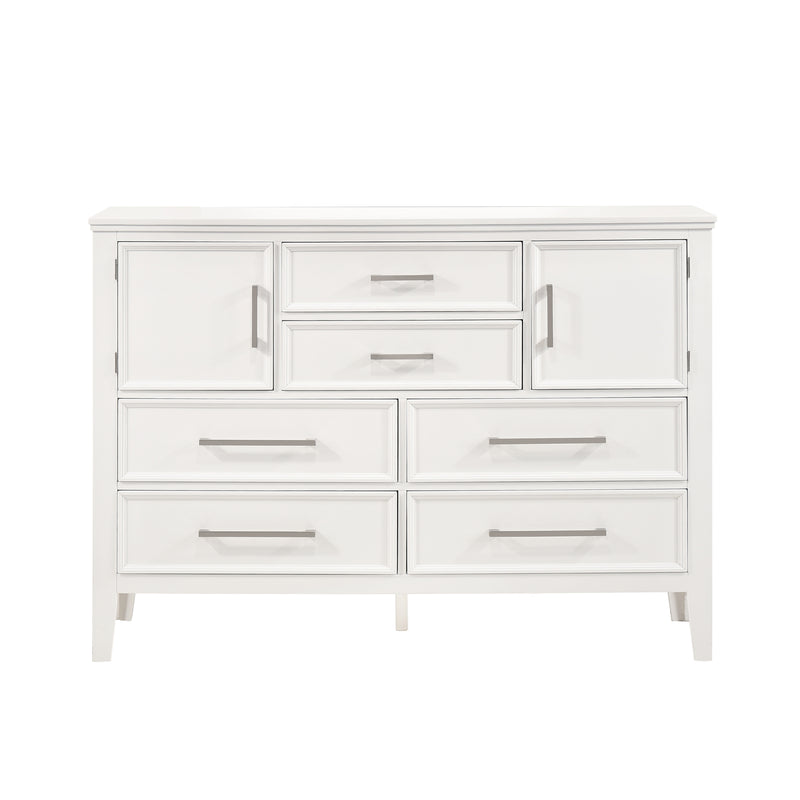 New Classic Furniture Andover White Dresser