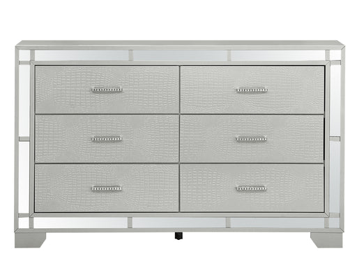 Glory Furniture Madison Silver Champagne Dresser