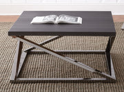 Steve Silver Aegean Black Nickel Cocktail Table