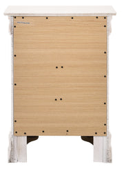 Glory Furniture Louis Phillipe Cherry 3 Drawers Nightstand