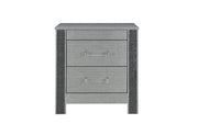 Global Furniture Logan Silver Nightstand